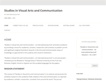 Tablet Screenshot of journalonarts.org